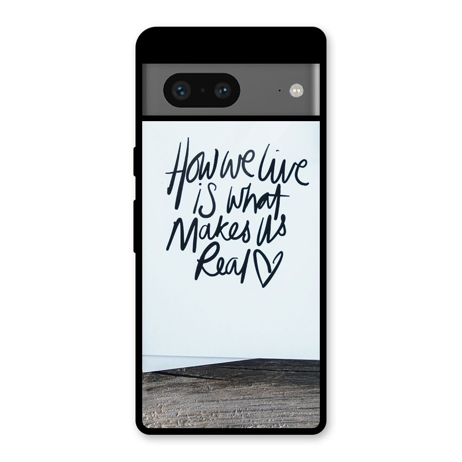How We Live Glass Back Case for Google Pixel 7
