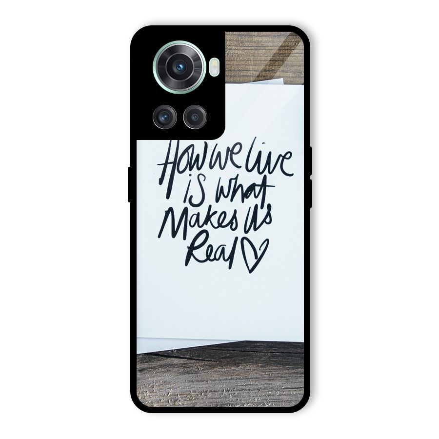 How We Live Glass Back Case for OnePlus 10R
