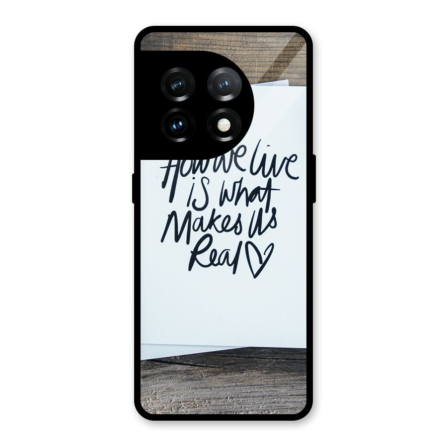 How We Live Glass Back Case for OnePlus 11