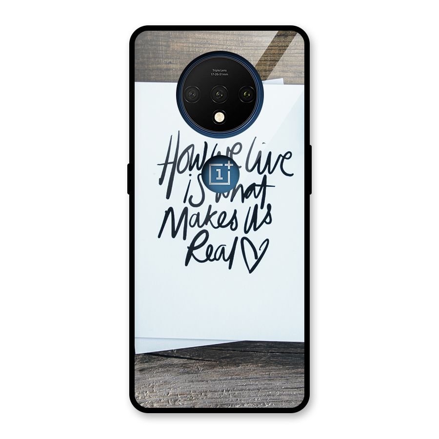 How We Live Glass Back Case for OnePlus 7T