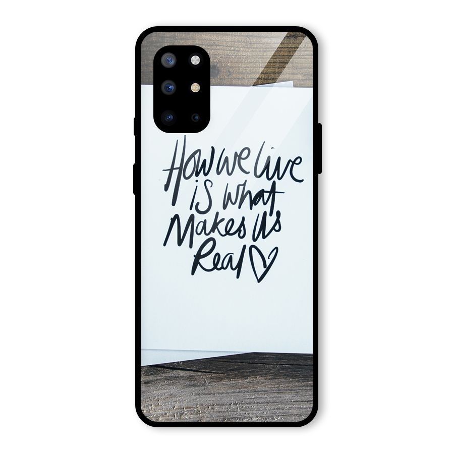 How We Live Glass Back Case for OnePlus 8T
