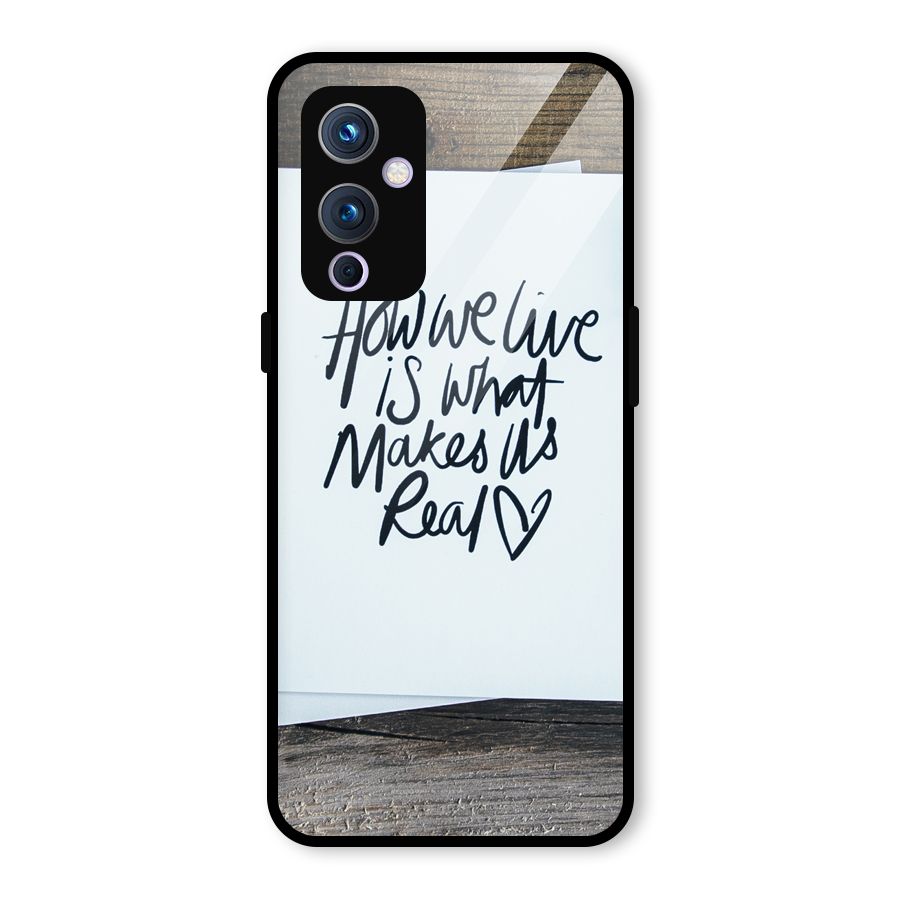 How We Live Glass Back Case for OnePlus 9