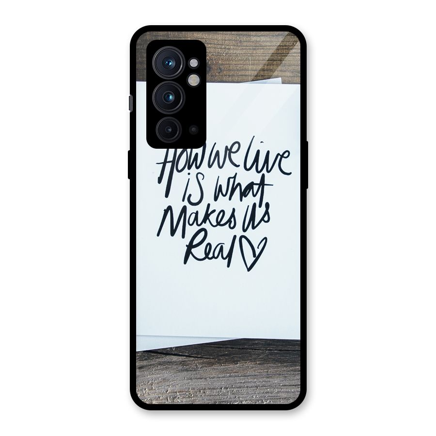 How We Live Glass Back Case for OnePlus 9RT 5G