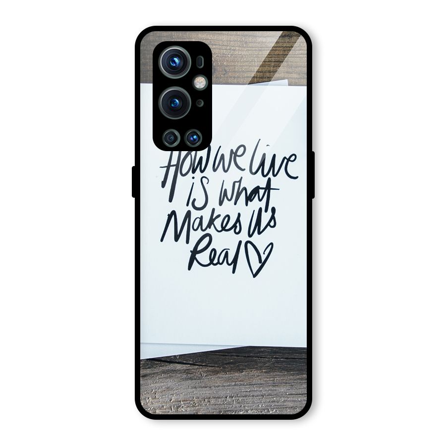 How We Live Glass Back Case for OnePlus 9 Pro