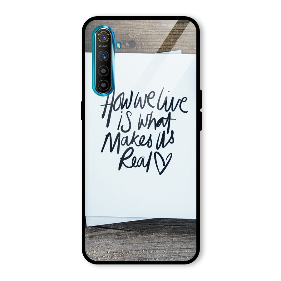 How We Live Glass Back Case for Realme X2