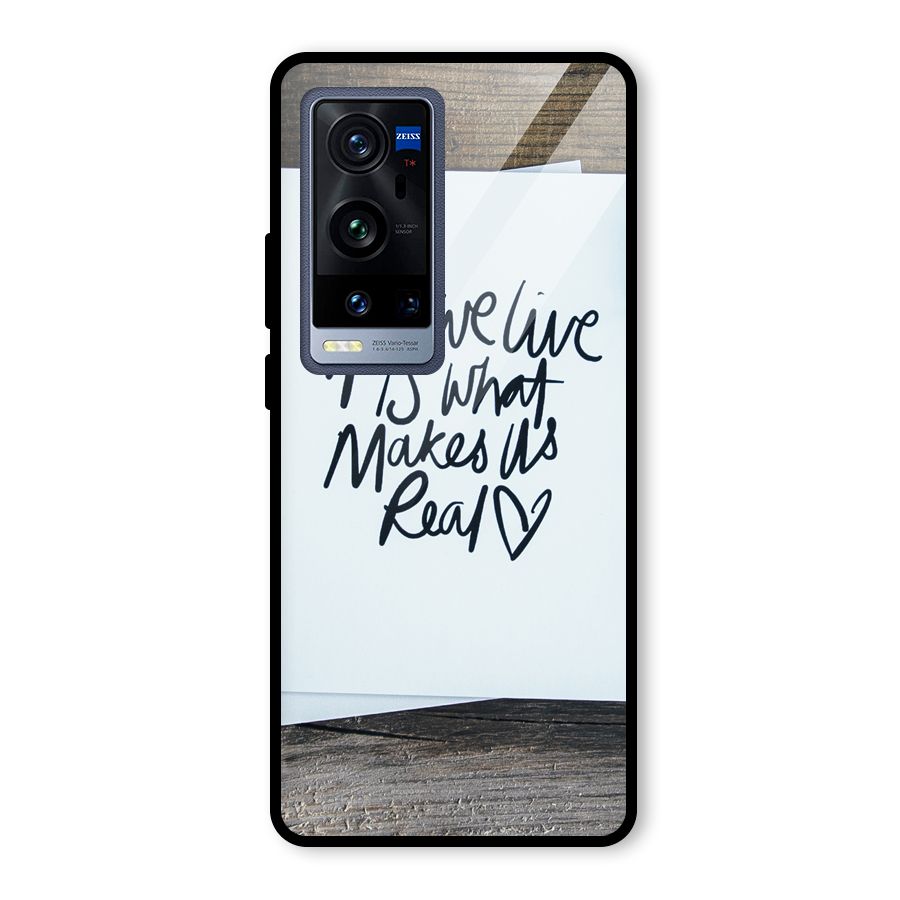 How We Live Glass Back Case for Vivo X60 Pro Plus