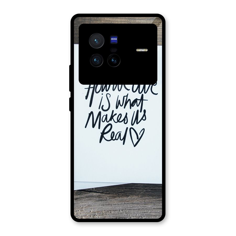How We Live Glass Back Case for Vivo X80