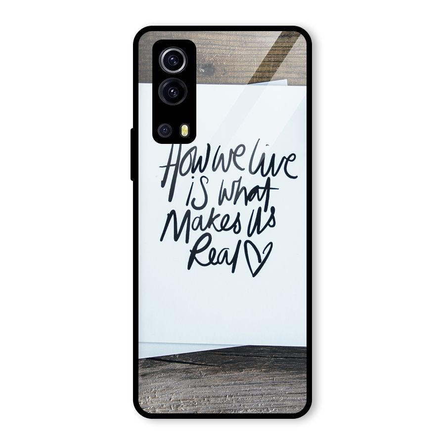 How We Live Glass Back Case for Vivo iQOO Z3