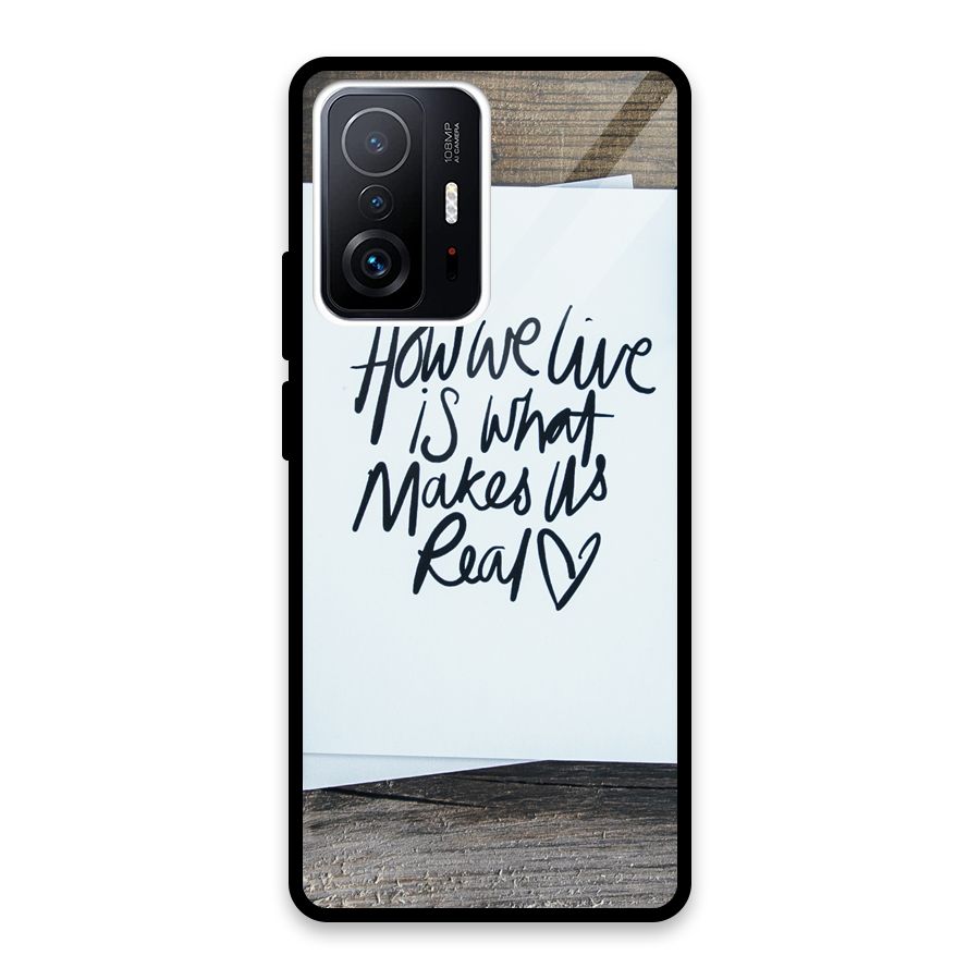 How We Live Glass Back Case for Xiaomi 11T Pro