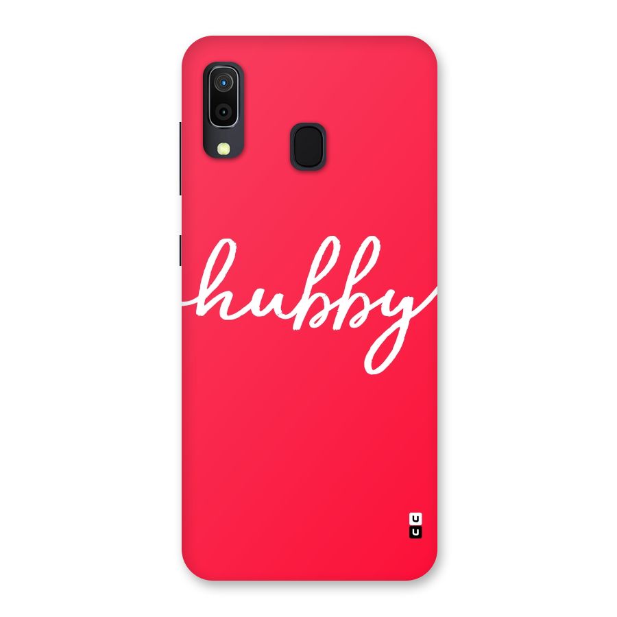 Hubby Back Case for Galaxy A20
