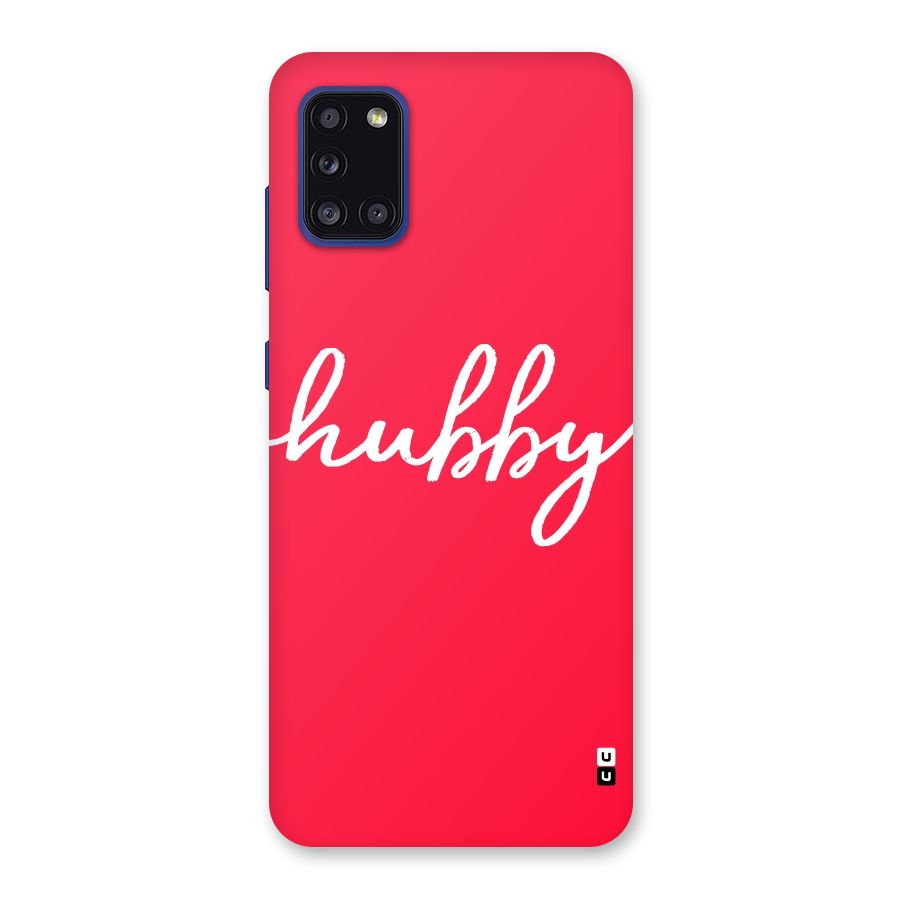 Hubby Back Case for Galaxy A31