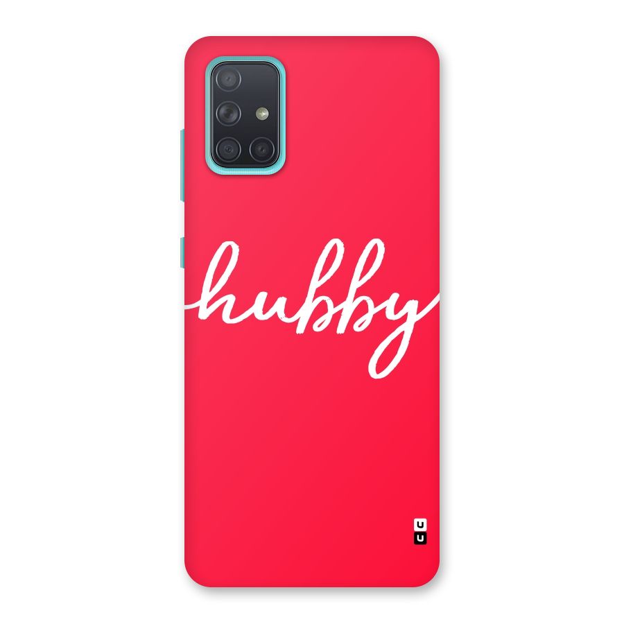 Hubby Back Case for Galaxy A71
