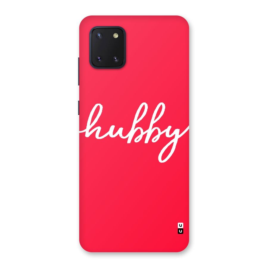 Hubby Back Case for Galaxy Note 10 Lite