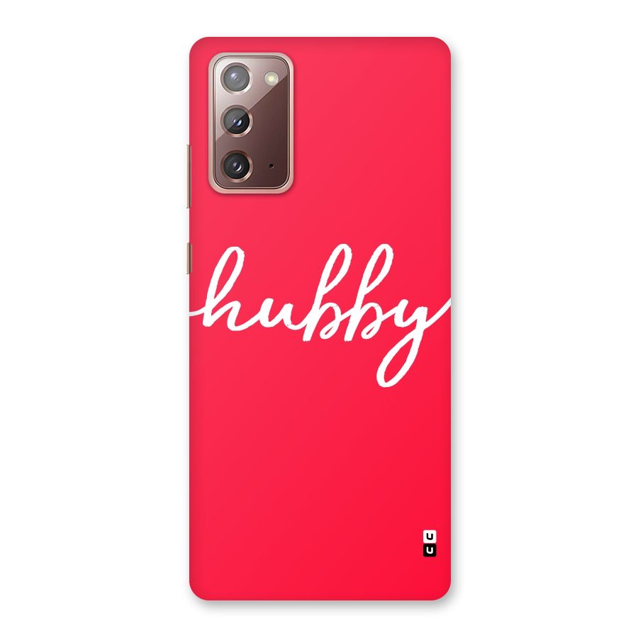 Hubby Back Case for Galaxy Note 20