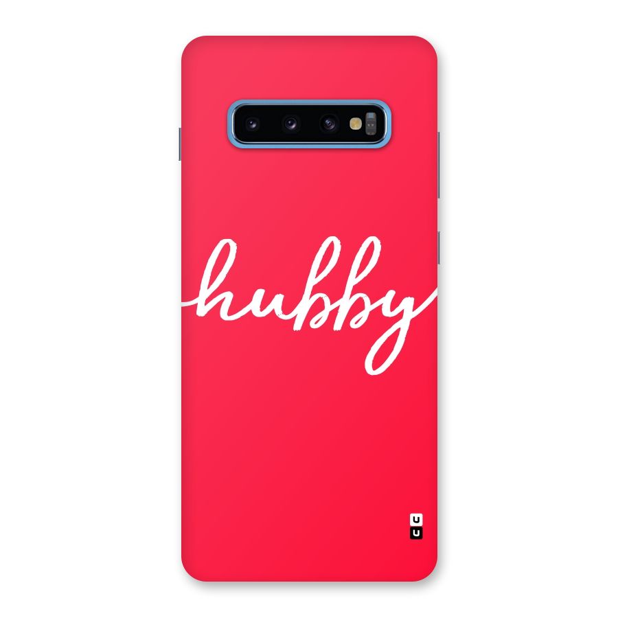 Hubby Back Case for Galaxy S10 Plus