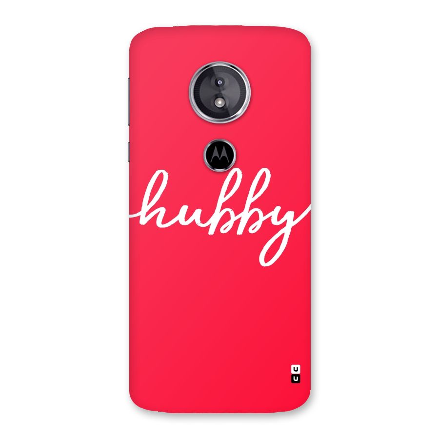 Hubby Back Case for Moto E5