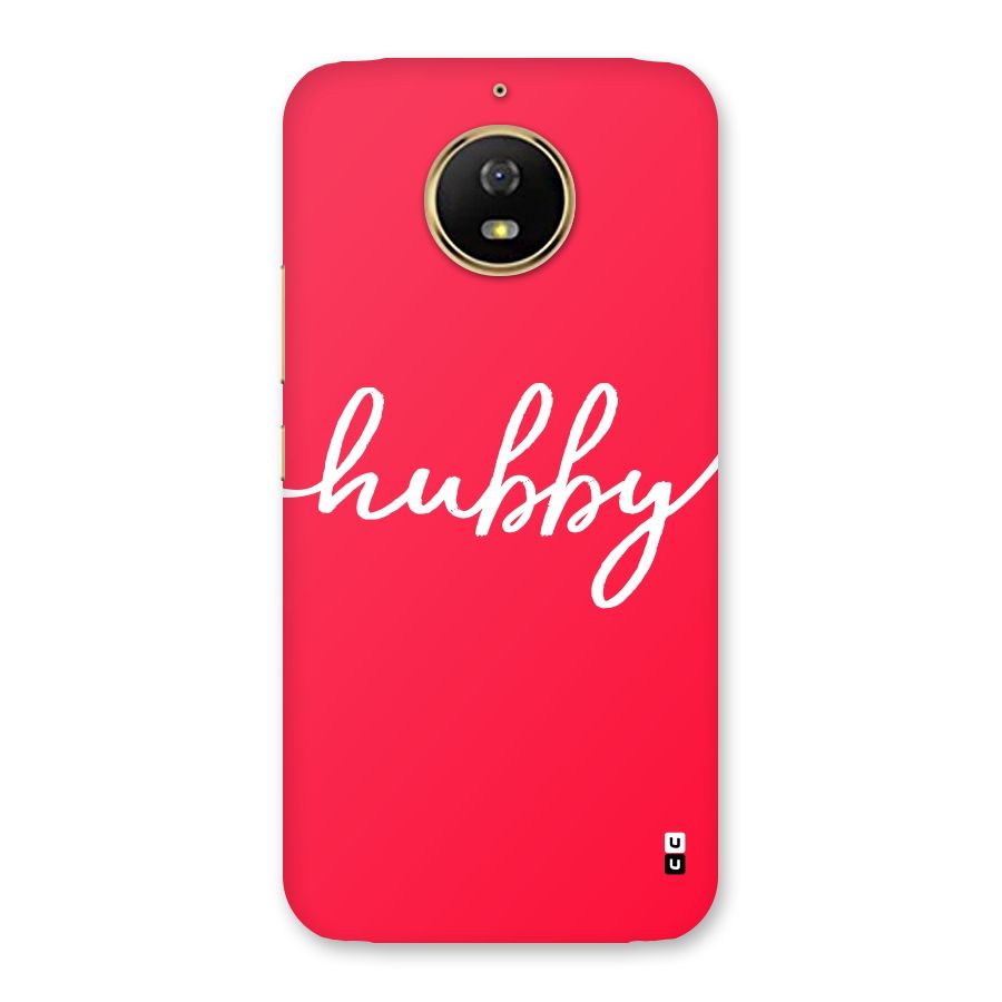 Hubby Back Case for Moto G5s