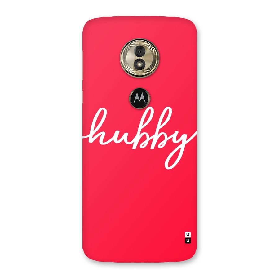 Hubby Back Case for Moto G6 Play