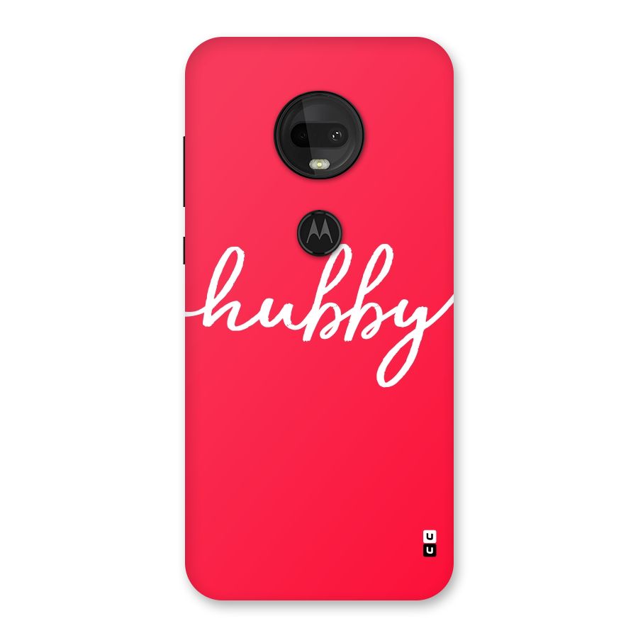 Hubby Back Case for Moto G7