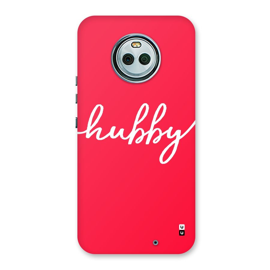 Hubby Back Case for Moto X4