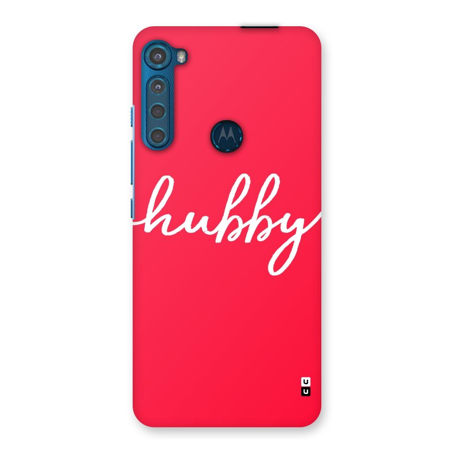 Hubby Back Case for Motorola One Fusion Plus