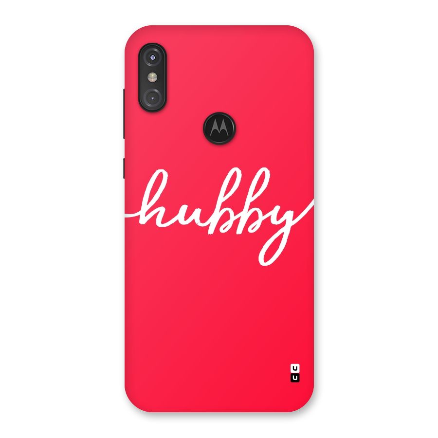 Hubby Back Case for Motorola One Power