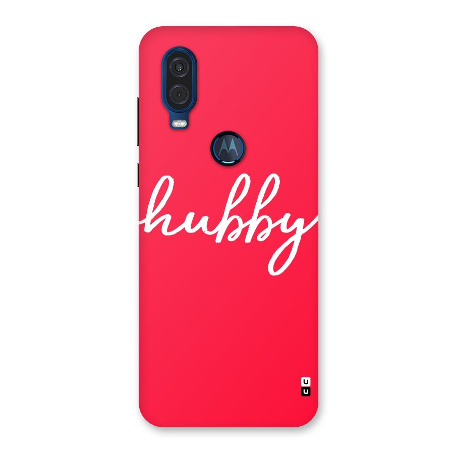 Hubby Back Case for Motorola One Vision