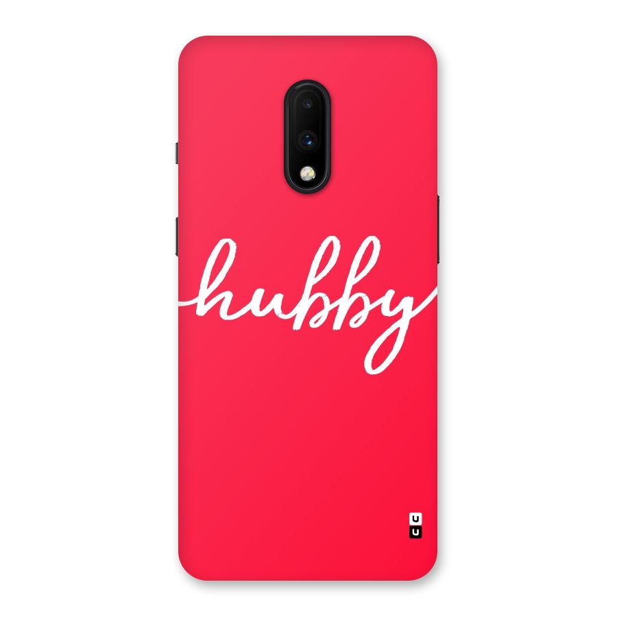 Hubby Back Case for OnePlus 7