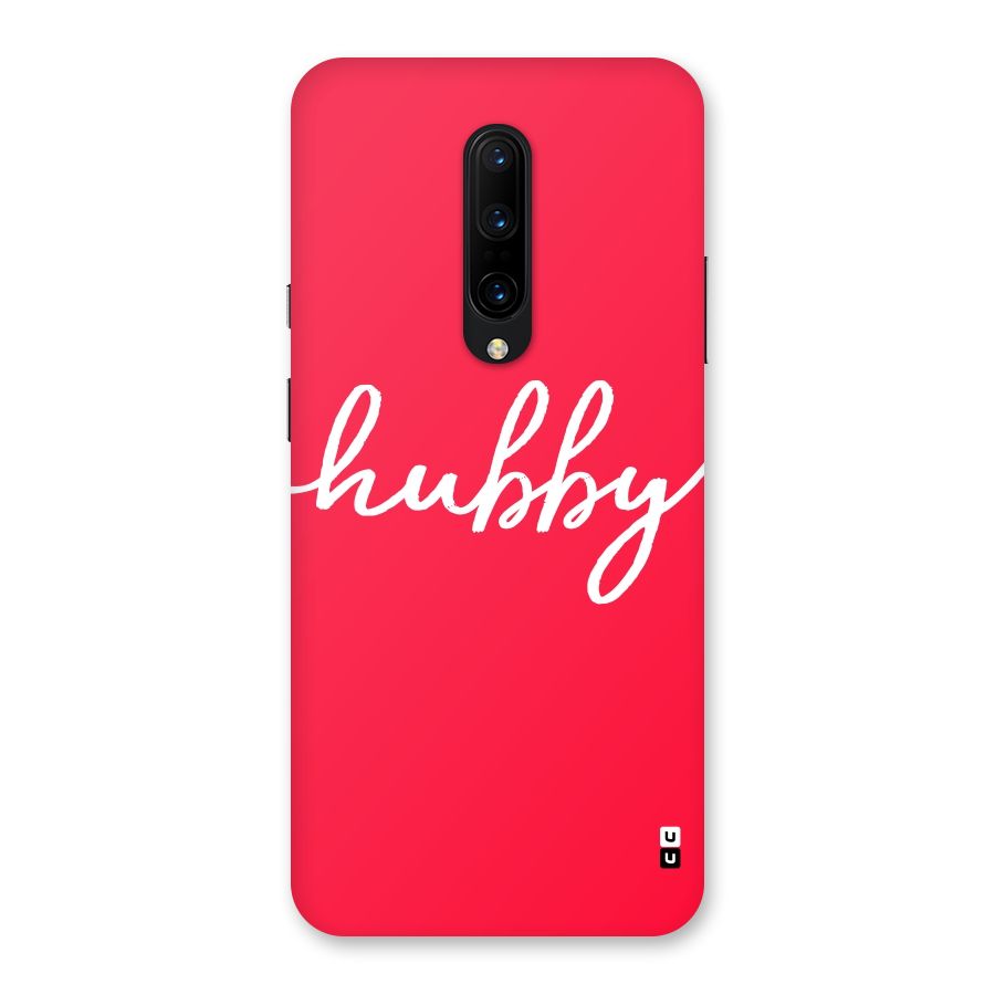 Hubby Back Case for OnePlus 7 Pro