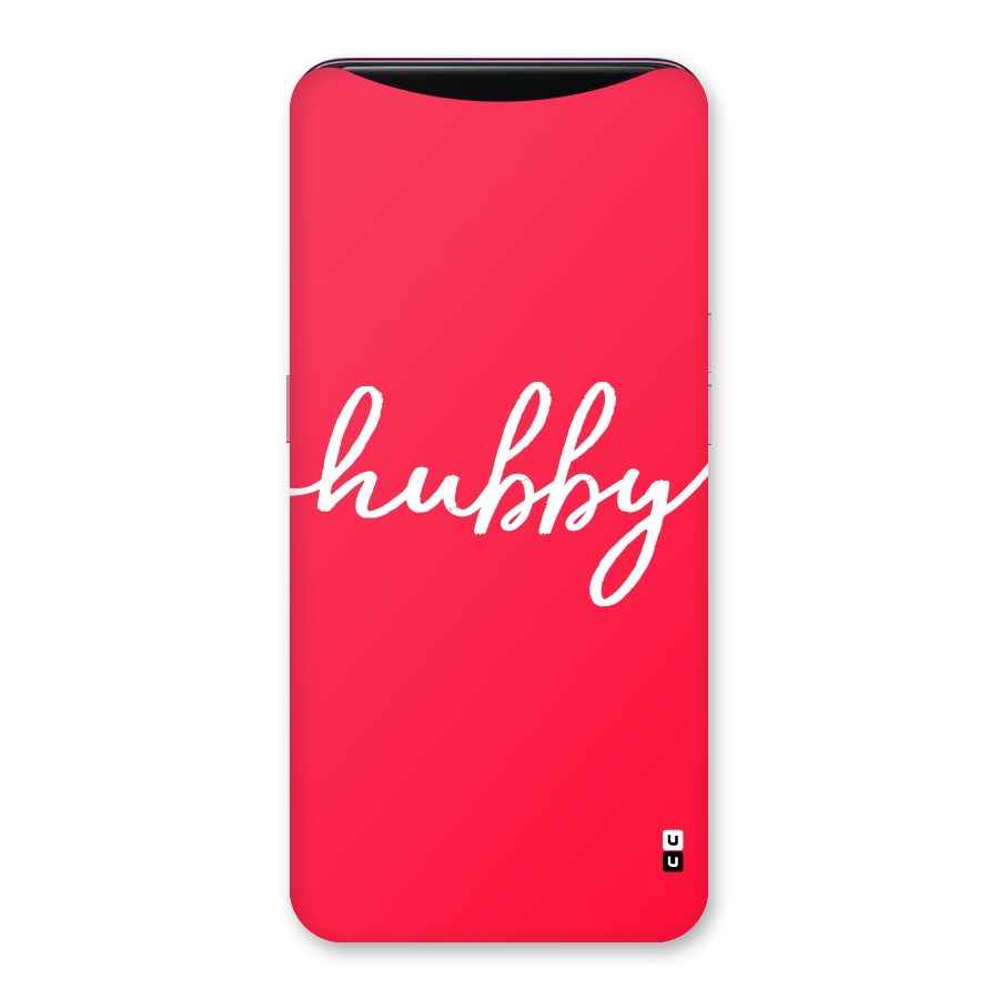 Hubby Back Case for Oppo Find X