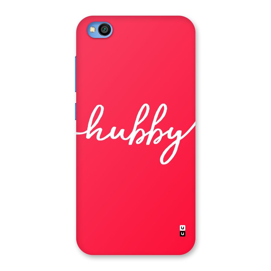 Hubby Back Case for Redmi Go