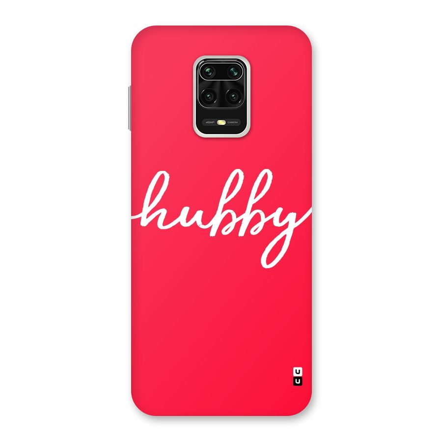 Hubby Back Case for Redmi Note 9 Pro