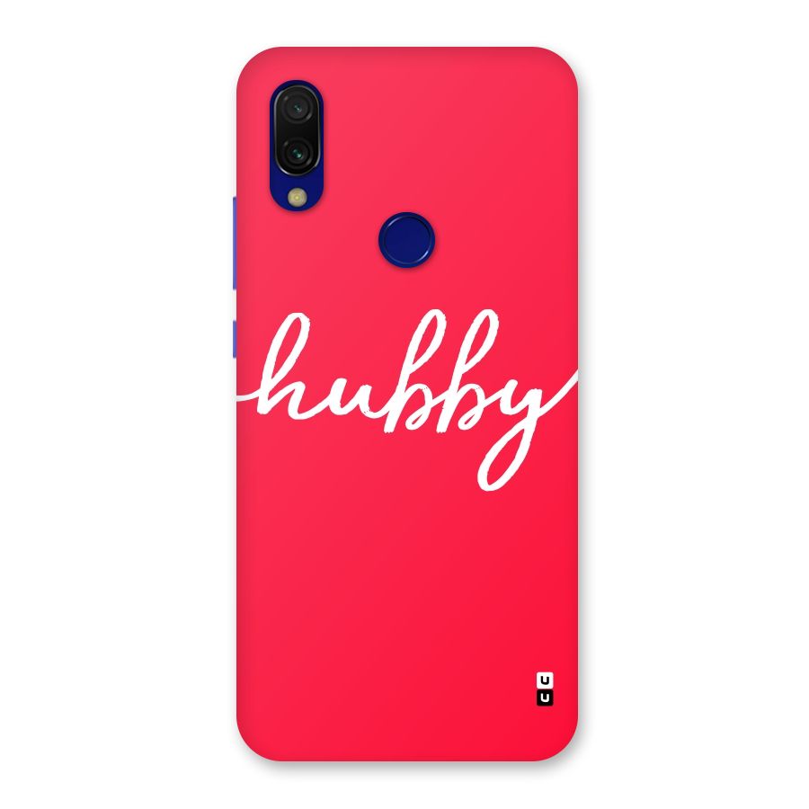 Hubby Back Case for Redmi Y3