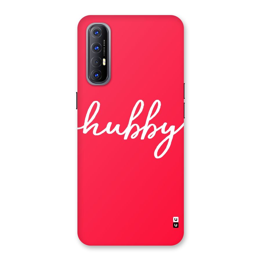 Hubby Back Case for Reno3 Pro