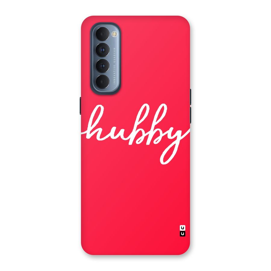 Hubby Back Case for Reno4 Pro