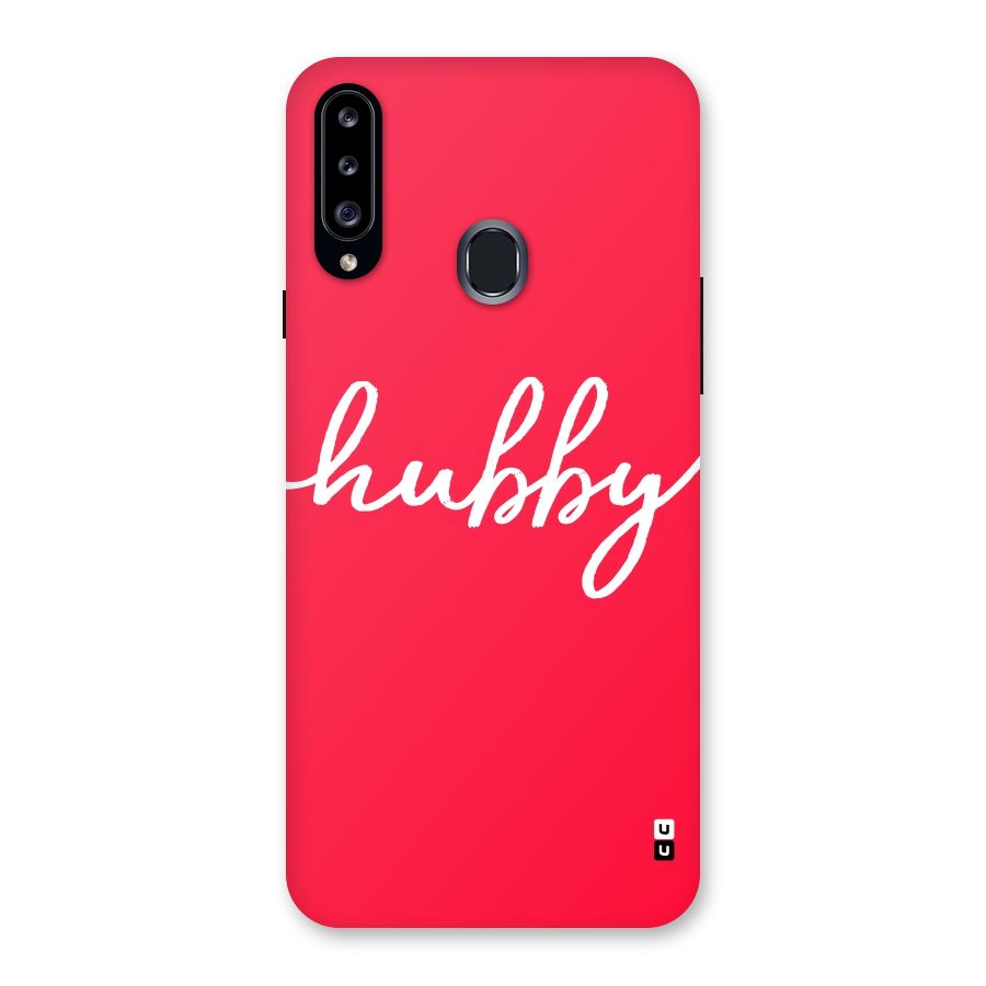 Hubby Back Case for Samsung Galaxy A20s