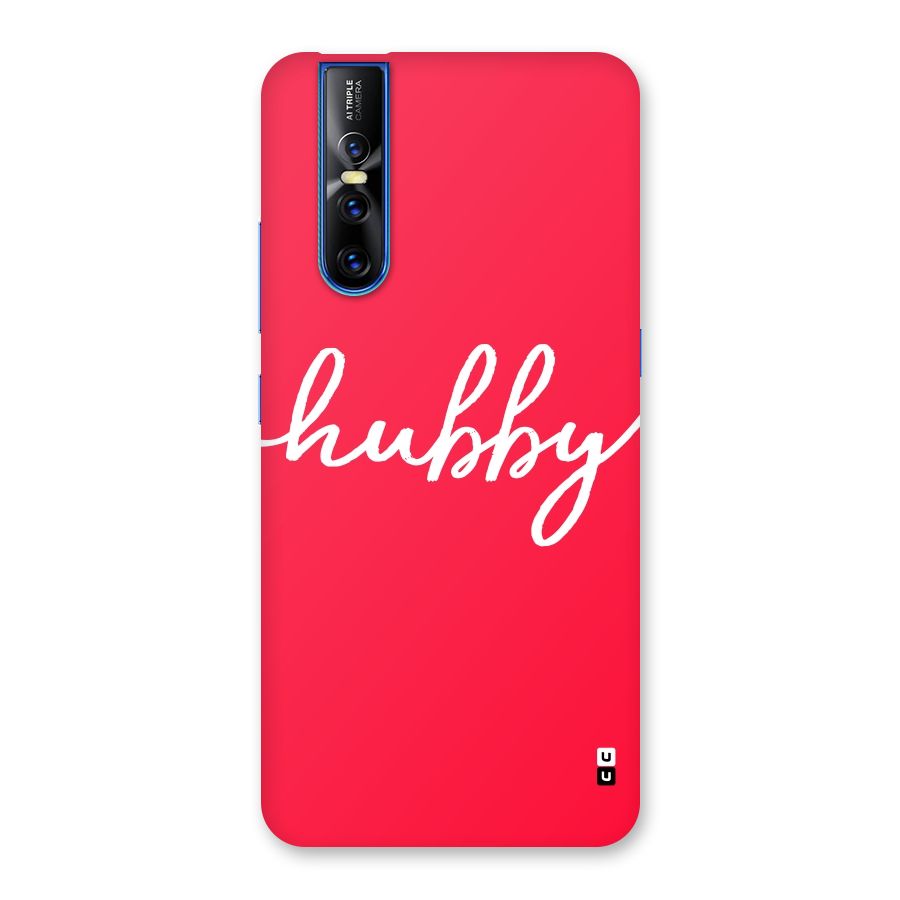 Hubby Back Case for Vivo V15 Pro