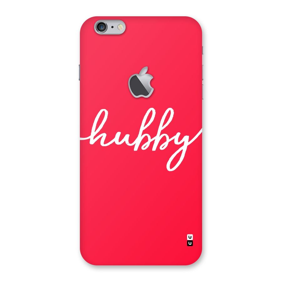 Hubby Back Case for iPhone 6 Plus 6S Plus Logo Cut