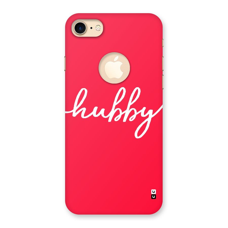 Hubby Back Case for iPhone 7 Logo Cut