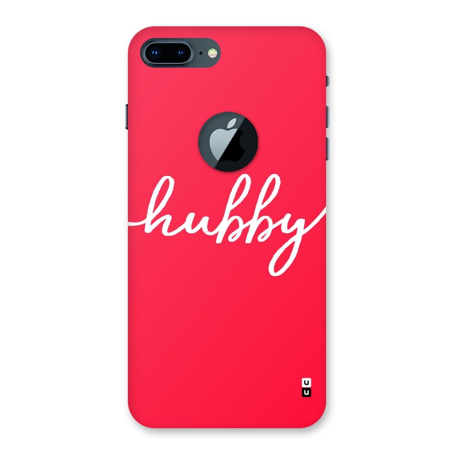 Hubby Back Case for iPhone 7 Plus Logo Cut
