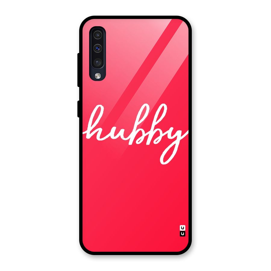 Hubby Glass Back Case for Galaxy A50s