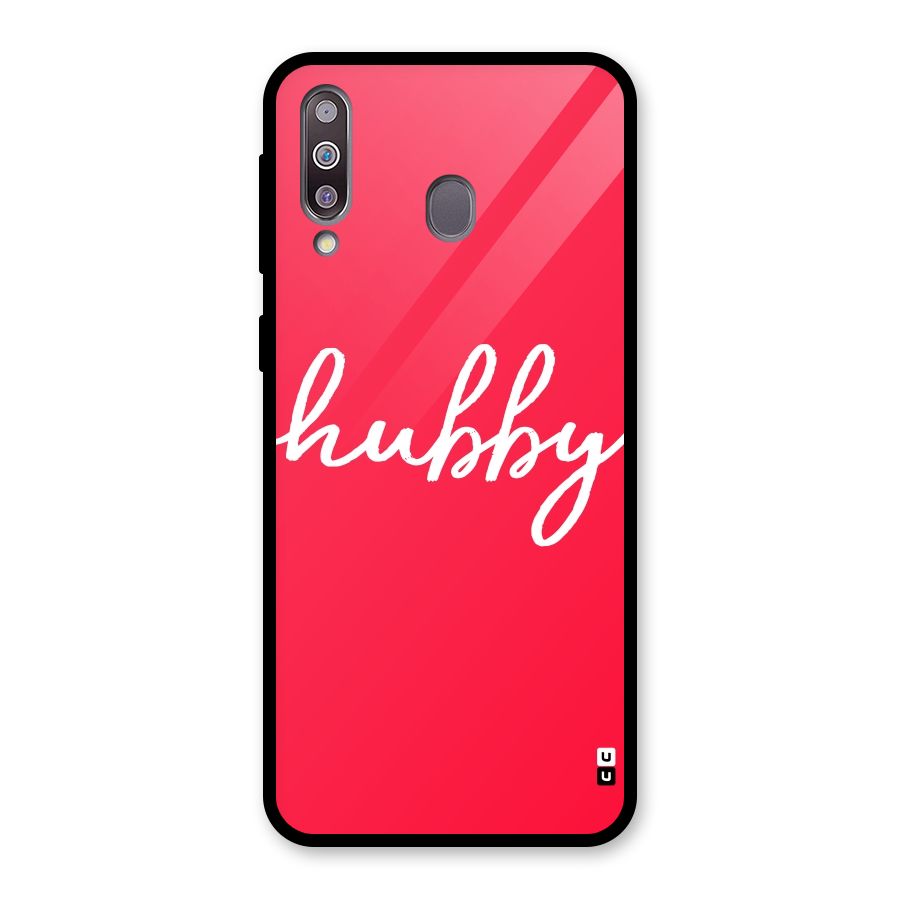 Hubby Glass Back Case for Galaxy M30