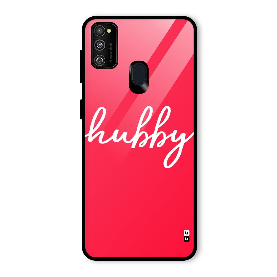 Hubby Glass Back Case for Galaxy M30s