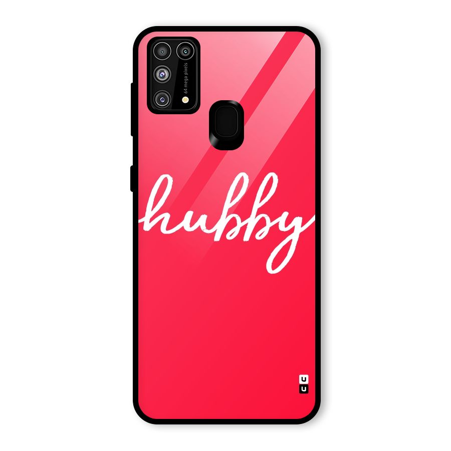 Hubby Glass Back Case for Galaxy M31
