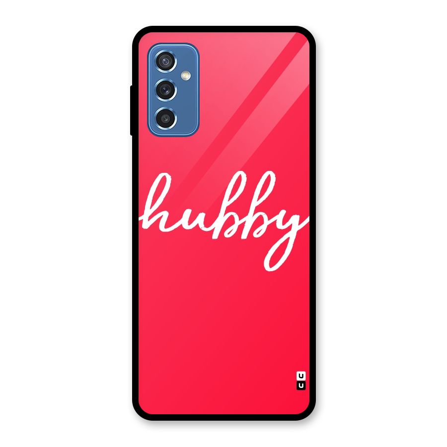 Hubby Glass Back Case for Galaxy M52 5G