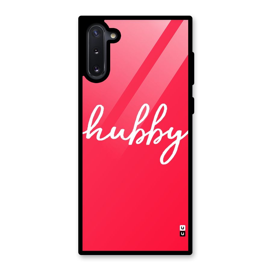 Hubby Glass Back Case for Galaxy Note 10