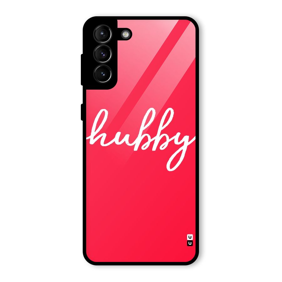 Hubby Glass Back Case for Galaxy S21 Plus