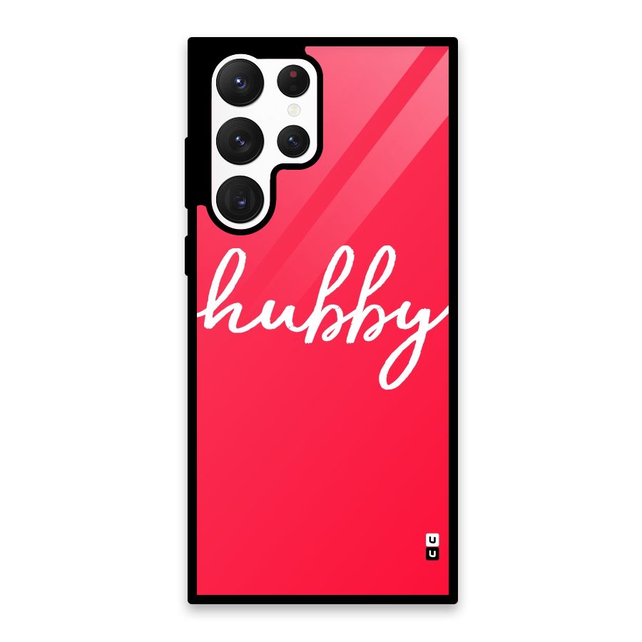 Hubby Glass Back Case for Galaxy S22 Ultra 5G