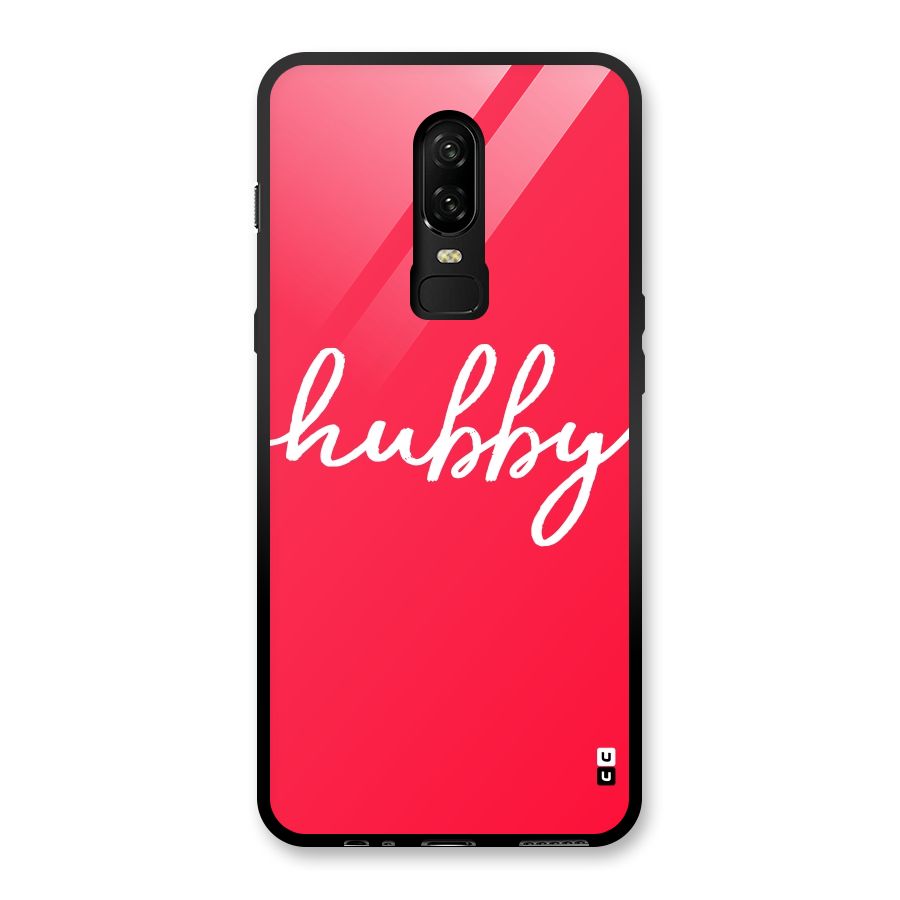 Hubby Glass Back Case for OnePlus 6
