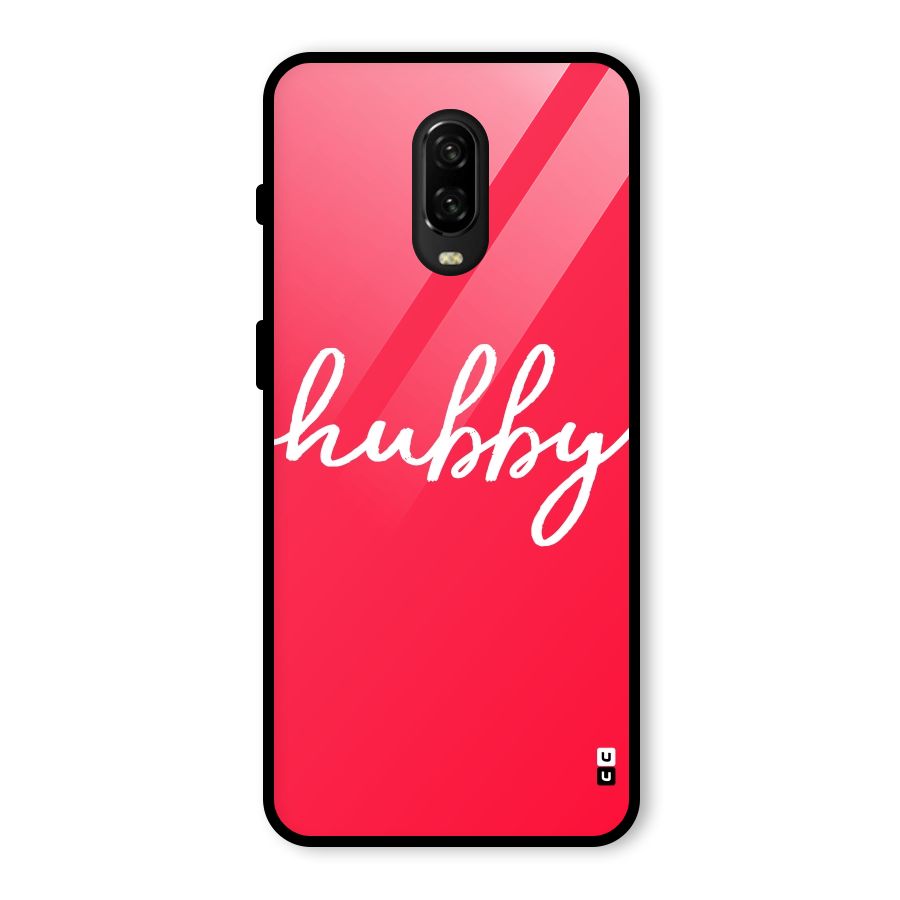 Hubby Glass Back Case for OnePlus 6T